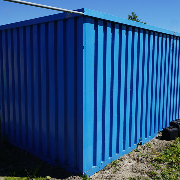 Contentor 10 Pés Azul RAL 5015