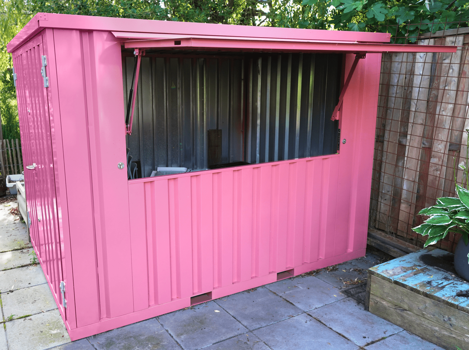 Contentor 10 Pés Rosa RAL 3015 – Image 2