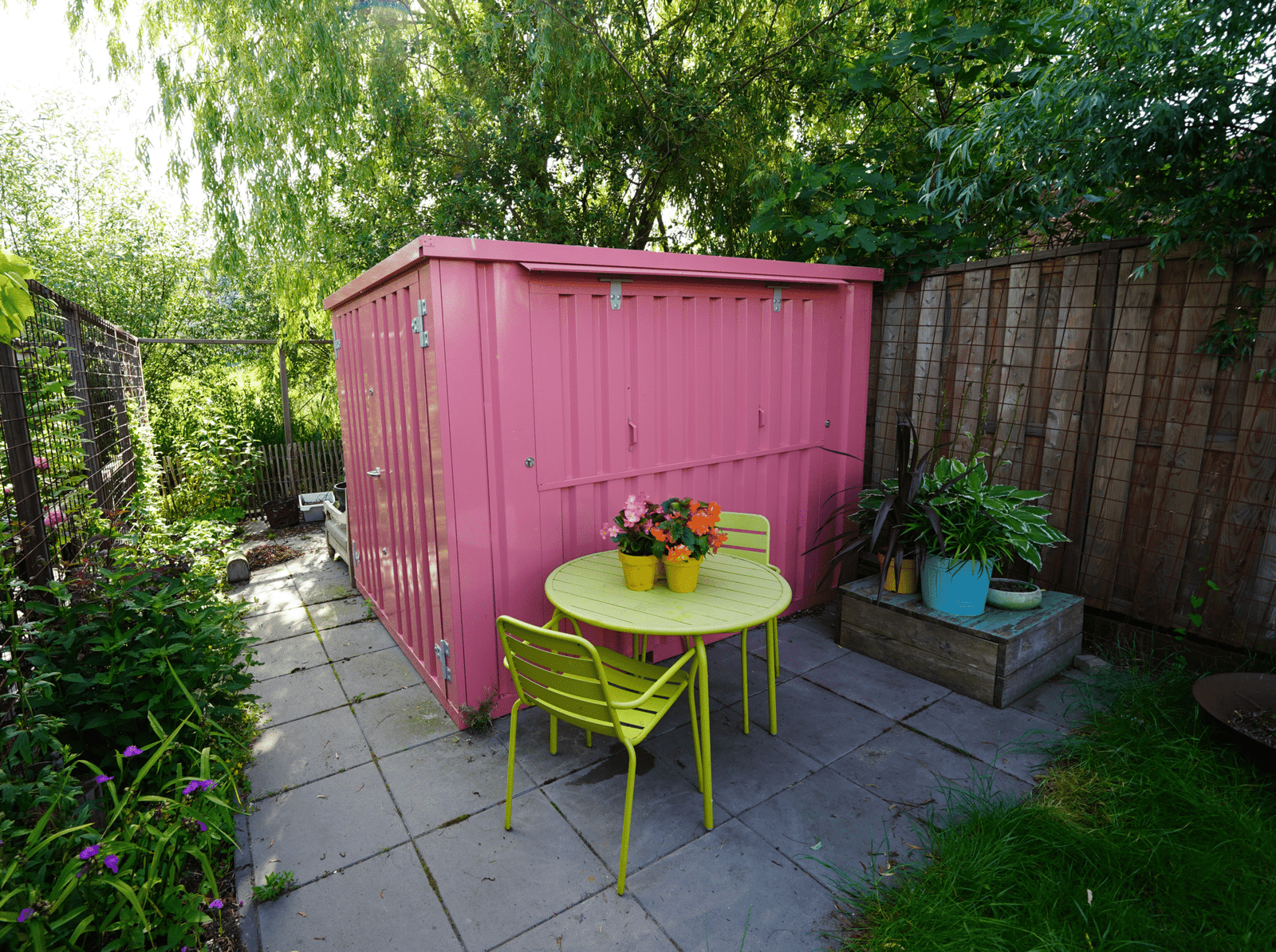 Contentor 10 Pés Rosa RAL 3015 – Image 3