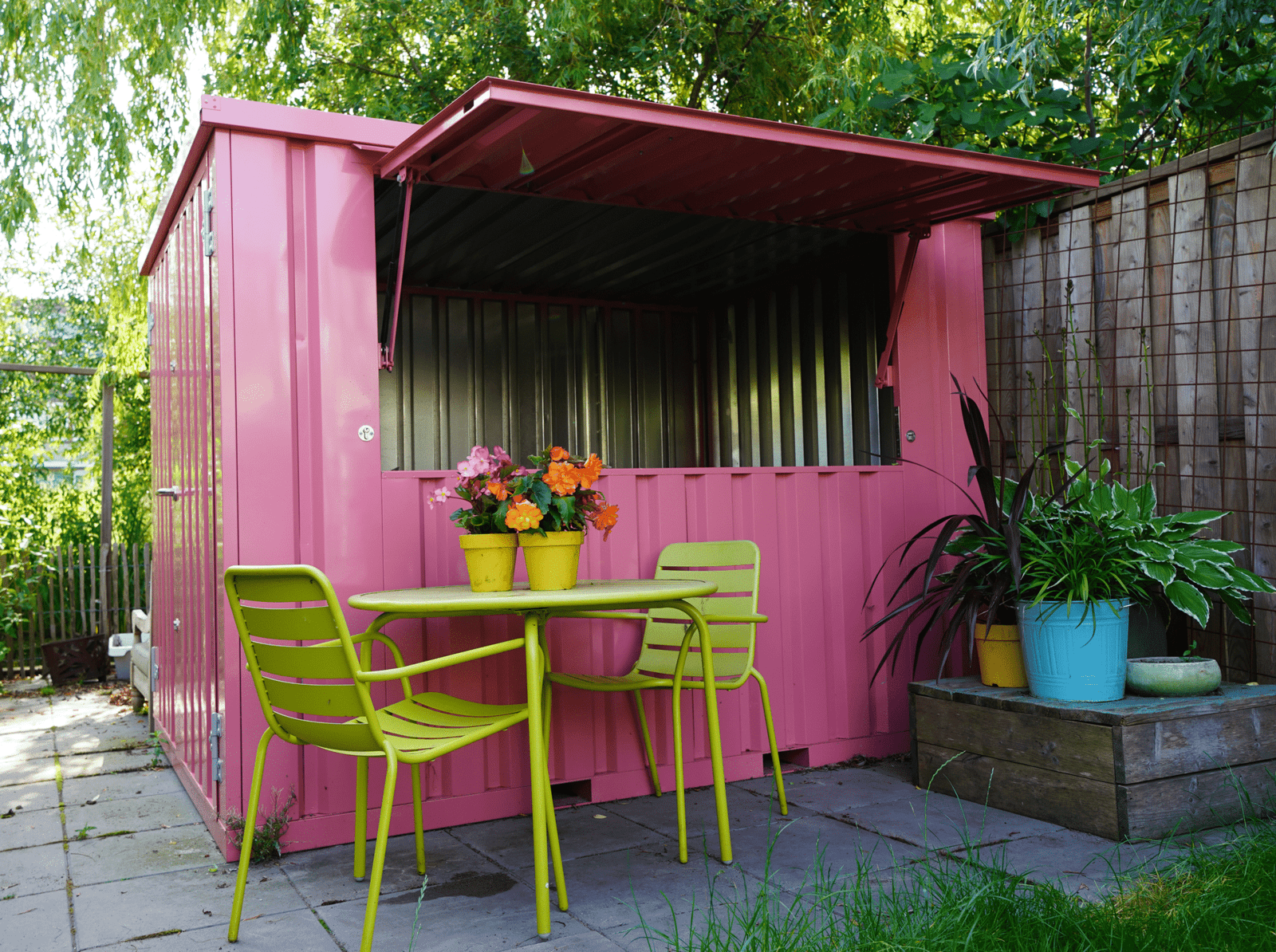 Contentor 10 Pés Rosa RAL 3015 – Image 5