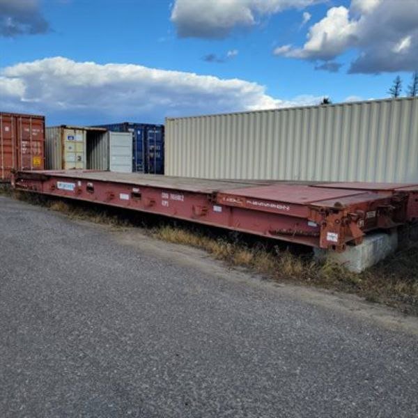 Contentor flat rack de 40 pés pliable