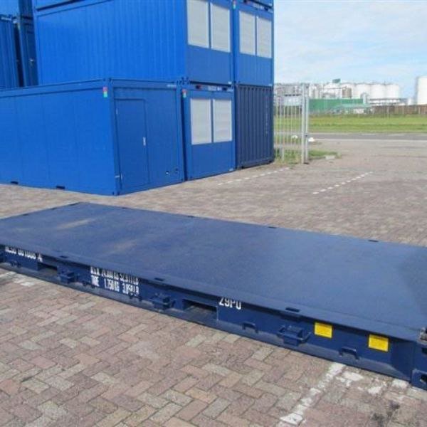 Contentor plataforma de 20 pés