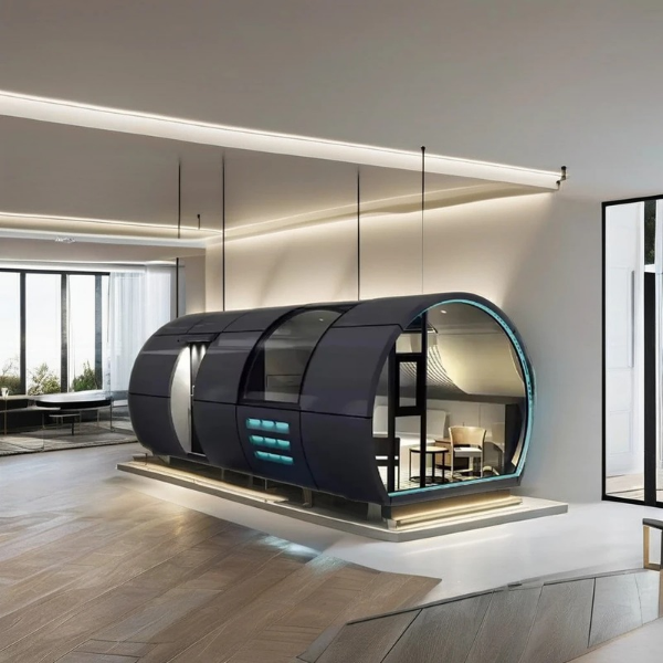 Résidence Conteneur de Style Boutique Moderne