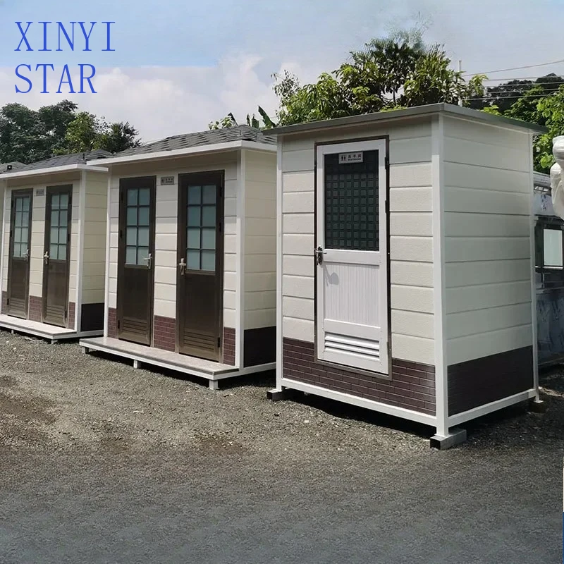 Scenic mobile toilets, toilets, outdoor integrated ecological and environmentally friendly public toilets, customized finished p