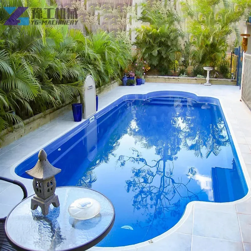 YG 20/40FT Container Pool Professional Underground House Family 6m 7m Outdoor SPA Fiberglass Inground Swimming Pool Shell