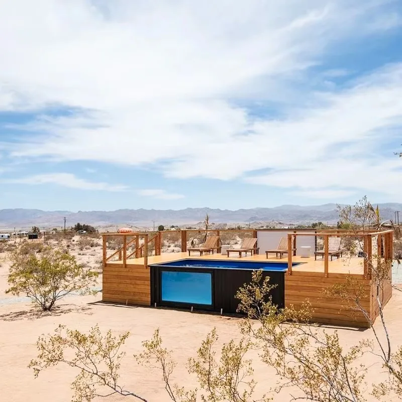 Customized Small Shipping Container Swimming Pools Commercial Fiberglass FRP with Durable PVC Material for Backyard Outdoor Use – Image 3