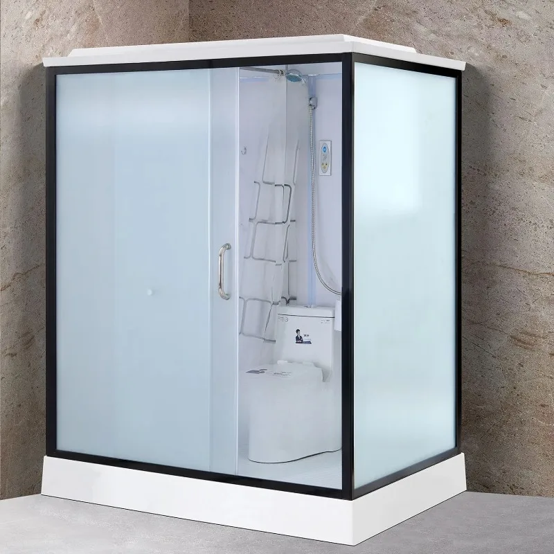 Integrated shower room Household toilet Simple integrated toilet Integrated bathroom Dry and wet separation bathroom – Image 3