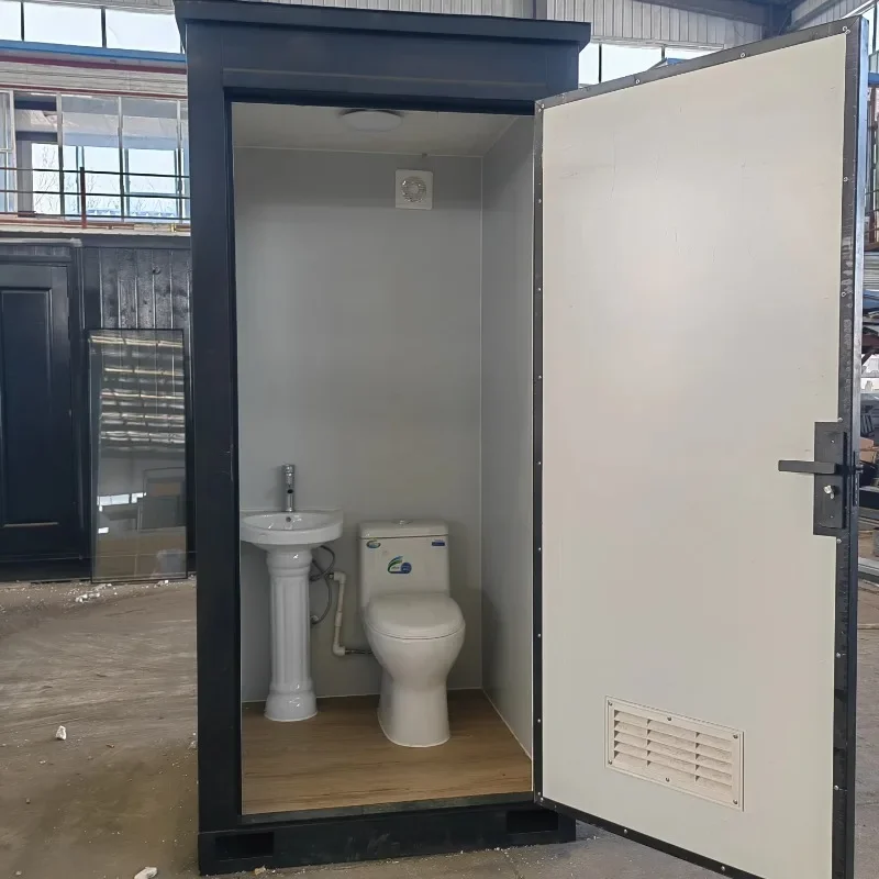 Mobile Portable Outdoor Toilet Folding Construction Site Shower Small Toilet For Sale