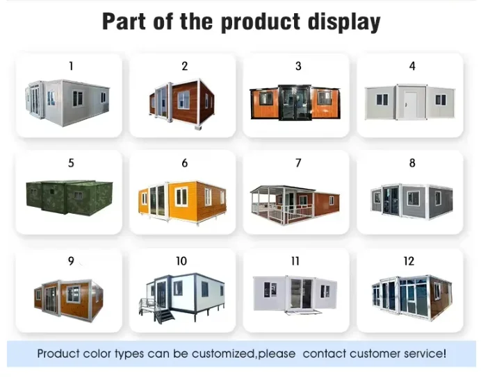 Direct Sale 40 Ft 20Ft Prefabricated Expandable Portable Container Home with 2 Rooms and Restroom Ready to Use – Image 2