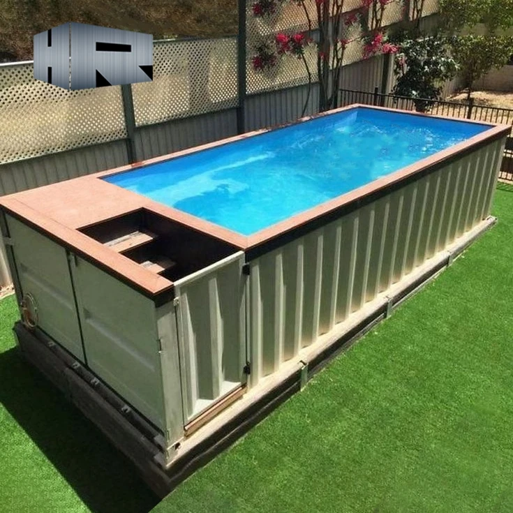 Professional Outdoor Swimming Pools Fiberglass Shipping Container Pools for Sales – Image 3