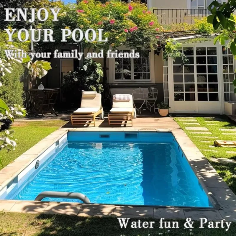 Adult Small Family Swimming Pool And Accessories Fiberglass Custom Design Prefabricated Above Ground Swimming Pool Piscina – Image 4