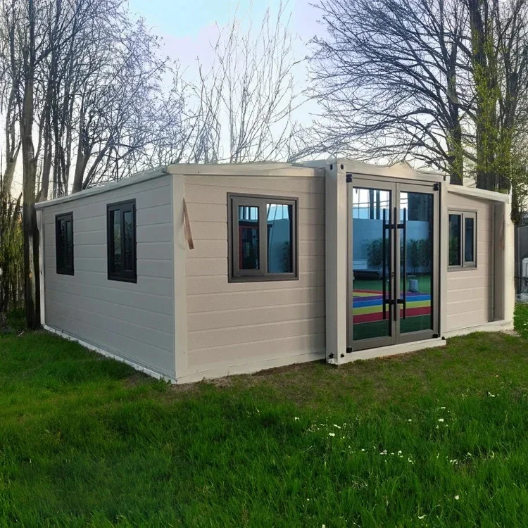 Glass Curtain Wall Steel Expandable Container House Foldable Snow Prevention for Hotel and Villa Use – Image 14