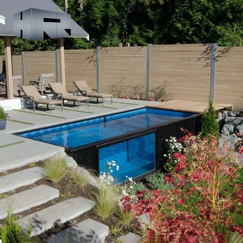 Professional Outdoor Swimming Pools Fiberglass Shipping Container Pools for Sales – Image 4