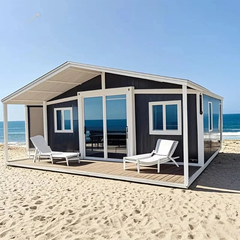 Glass Curtain Wall Steel Expandable Container House Foldable Snow Prevention for Hotel and Villa Use – Image 15