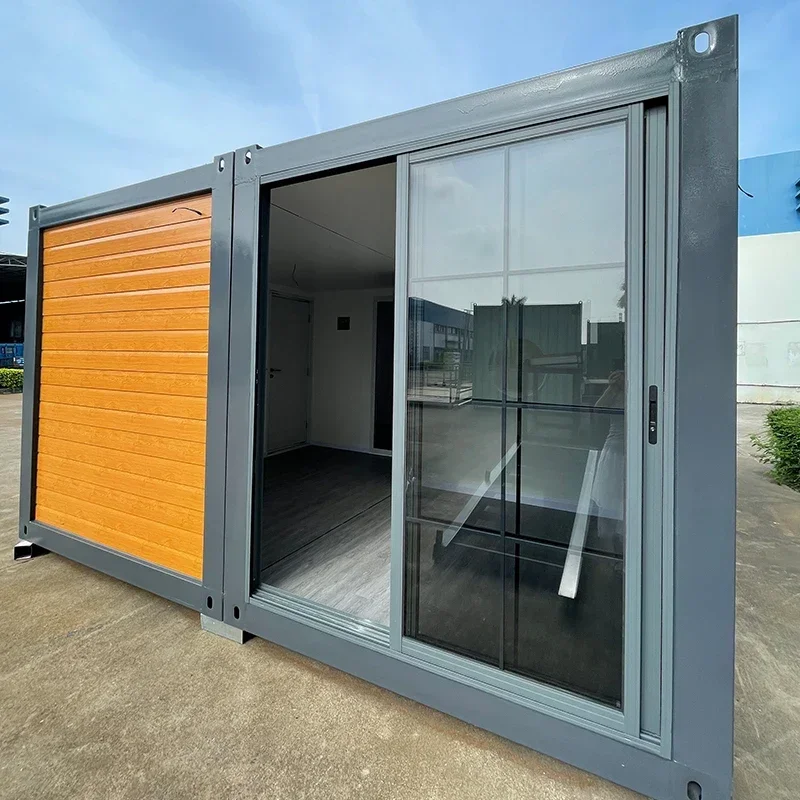 Customized Fast Assembly Solar Powered Prefabricated Luxury Modern Modular Container Prefab House With Bathroom And Kitchen