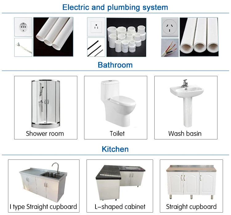 Tiny Home 3 4 Bedroom Prefab Container Homes 20FT 40ft Luxury Prefabricated Container Flat Pack House Foldable Container House – Image 35