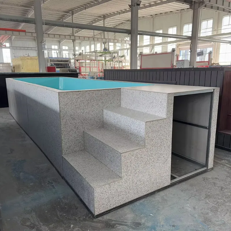 Easy To Install Small Cheap Above Ground Pool Swimming Outdoor WPC Piscina Piscine Home Backyard Fiberglass Swimming Pool