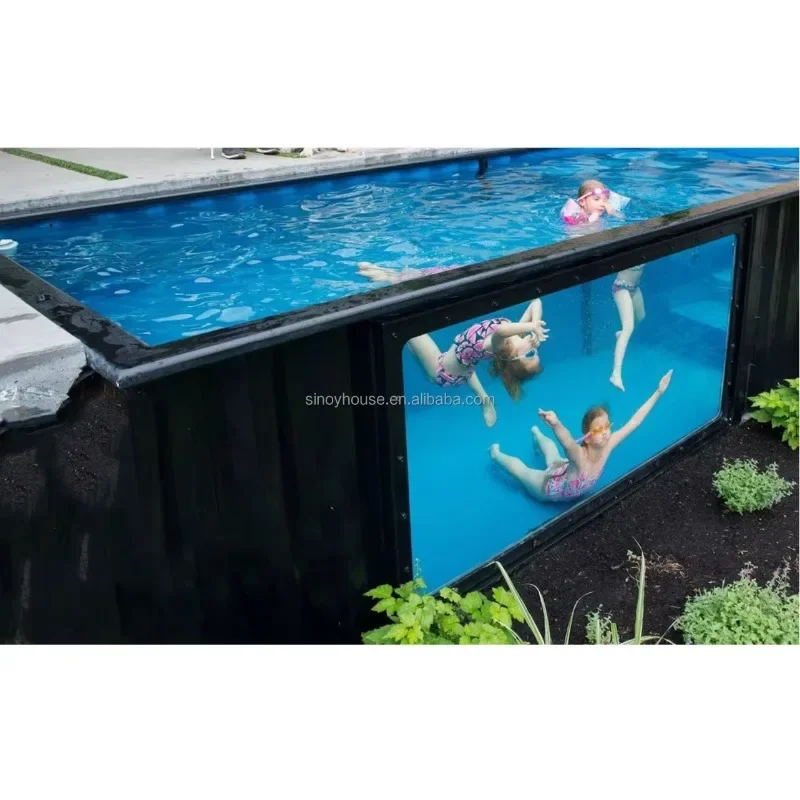 Sinoy Magic House Container Pools Swimming Outdoor 40ft Shipping