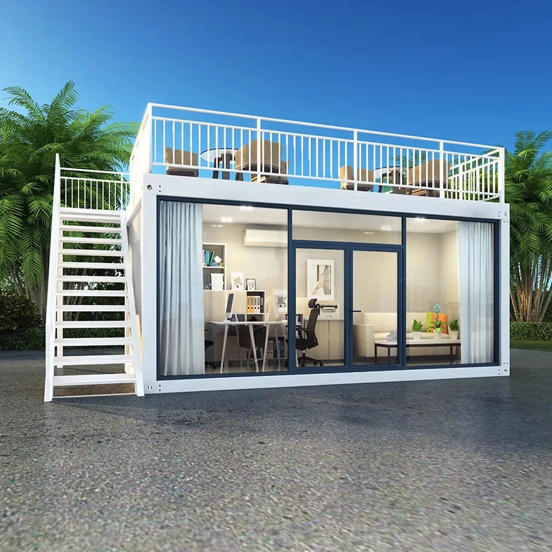 Manufacturer&rsquo;s 20ft Prefab Container House Mobile Modular Detachable Tiny Home Restaurant Cabin Customizable Prefabricated