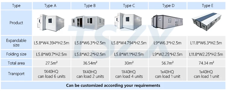 Tiny Home 3 4 Bedroom Prefab Container Homes 20FT 40ft Luxury Prefabricated Container Flat Pack House Foldable Container House – Image 36