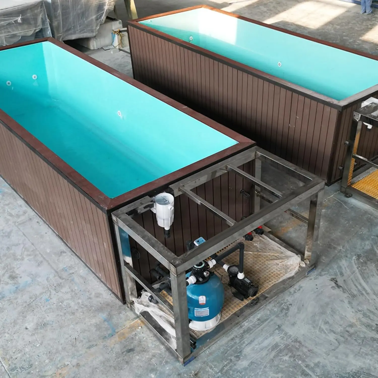 Custom Container Pools Portable Above Ground Modular Pools, Easy To Install, Prefabricated Modular Pools Designed for Durability – Image 4