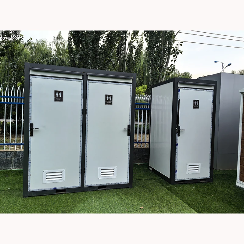 Modern Design Prefabricated Outdoor Modular WC Mobile Transportable Portable Toilet House Manufactured Movable Shower Washroom