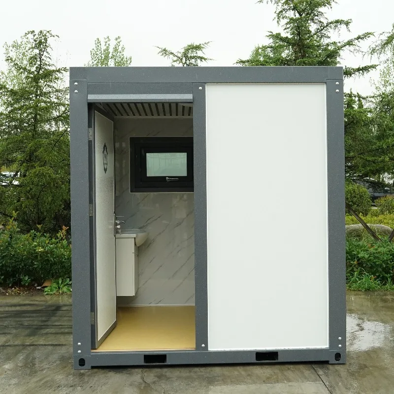 Standard Convenient Stretchable Prefabricated House Small Mobile Toilet Outdoor Portable Container House Toilet
