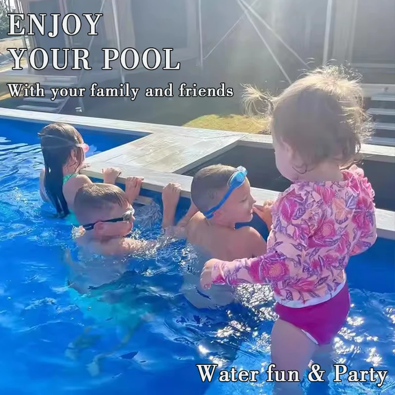 Outdoor Garden Fiberglass Shipping Container Swimming Pool 20ft 40ft Prefab House Large Big Pool Container Pool – Image 6