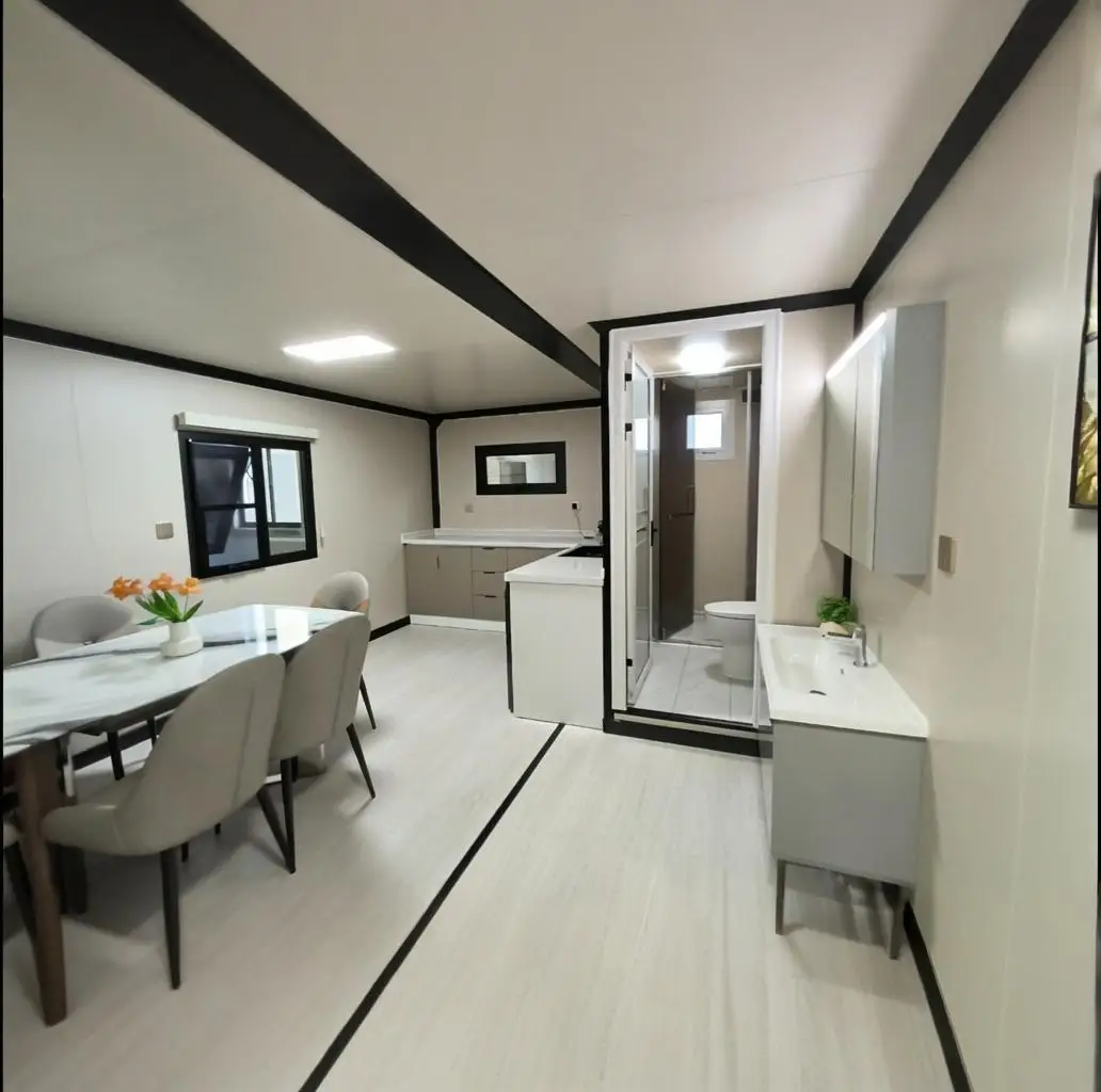 Glass Curtain Wall Steel Expandable Container House Foldable Snow Prevention for Hotel and Villa Use – Image 4