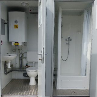 BLOC Modulaire sanitaire 1WC + option douche et lavabo