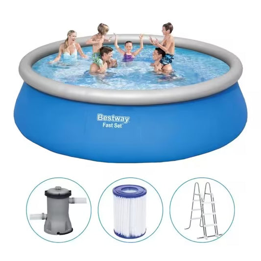 Bestway – Fast Set – Piscina Insuflável – 457×122 cm – Redonda