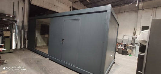 Contentor, stand de vendas, automação de escritório