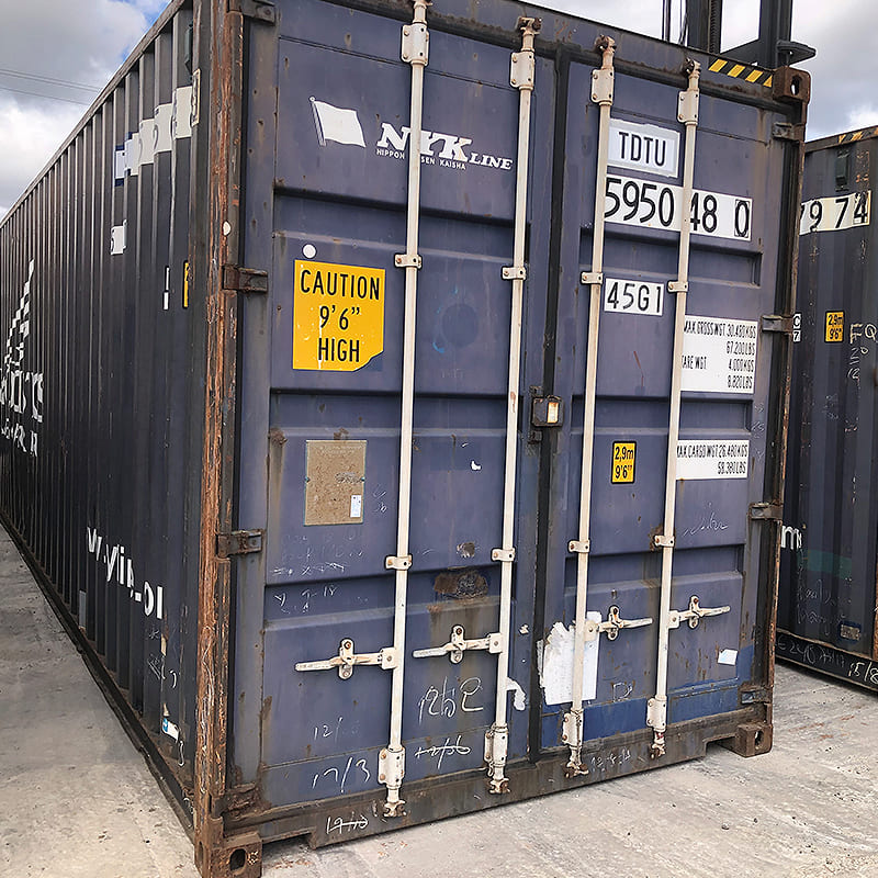 Contentor marítimo 40&rsquo;HC – 12 metros
