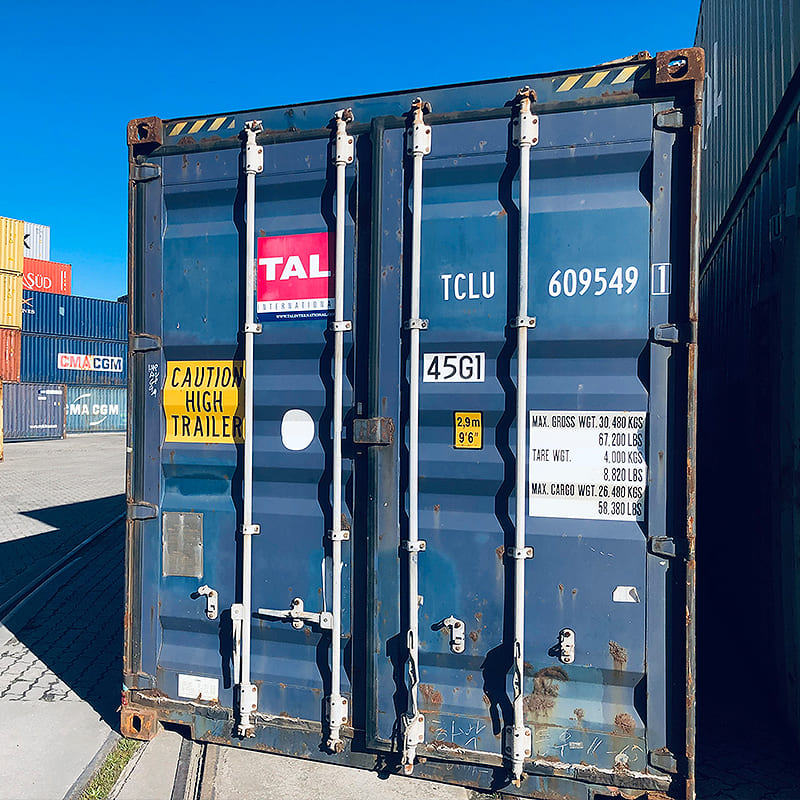 Contentor marítimo 40&rsquo;HC – 12 metros