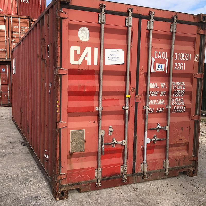 Contentor marítimo 20&rsquo;DV – 6 metros