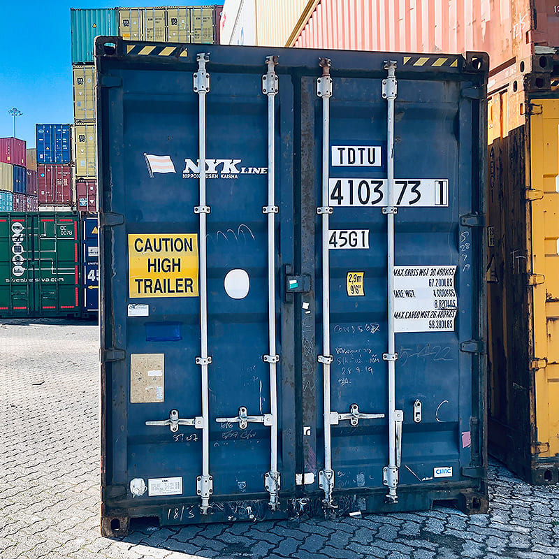 Contentor marítimo 40&rsquo;HC – 12 metros