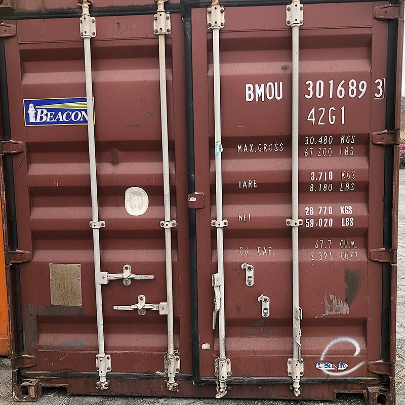 Contentor marítimo 40&rsquo;DV – 12 metros