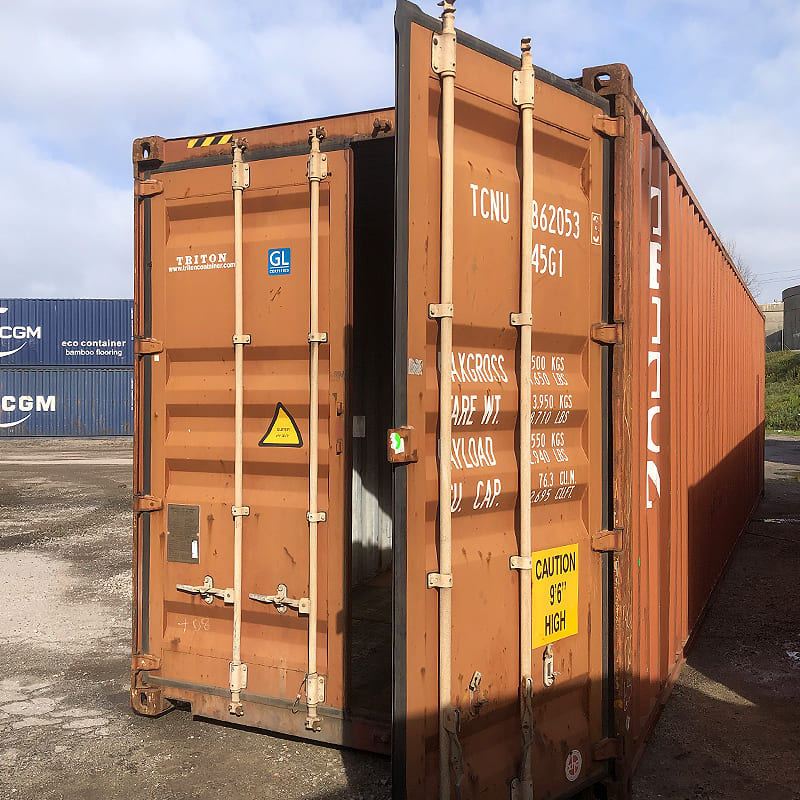 Contentor marítimo 40&rsquo;HC – 12 metros