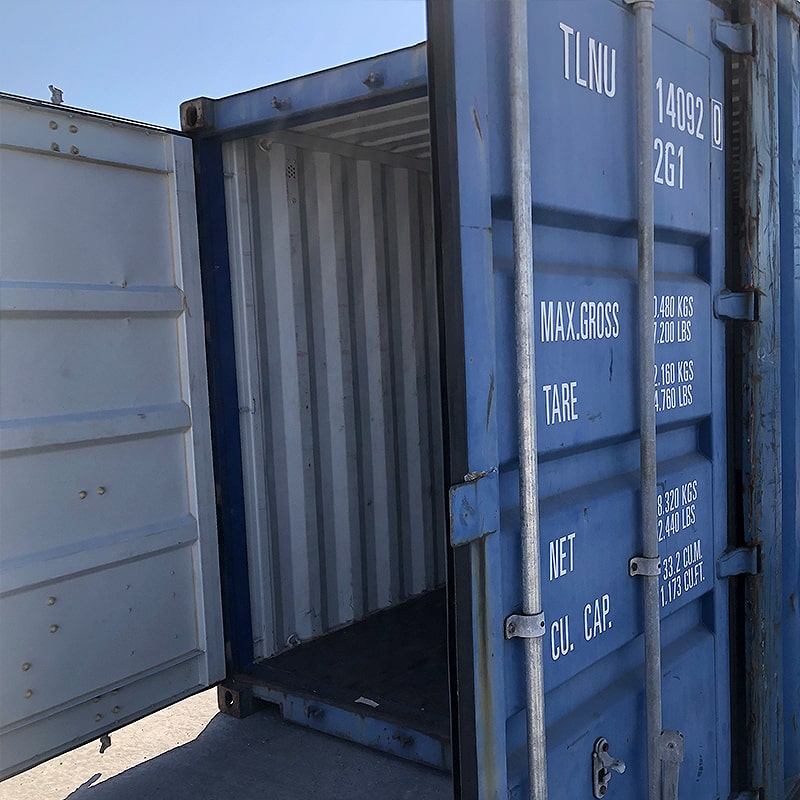 Contentor marítimo 20&rsquo;DV – 6 metros