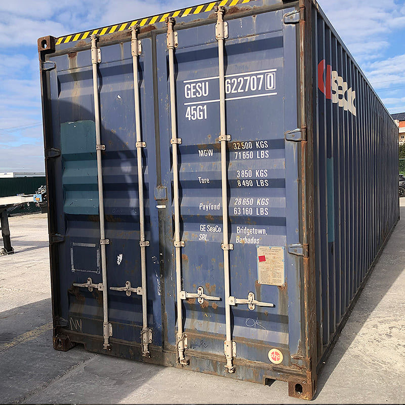 Contentor marítimo 40&rsquo;HC – 12 metros